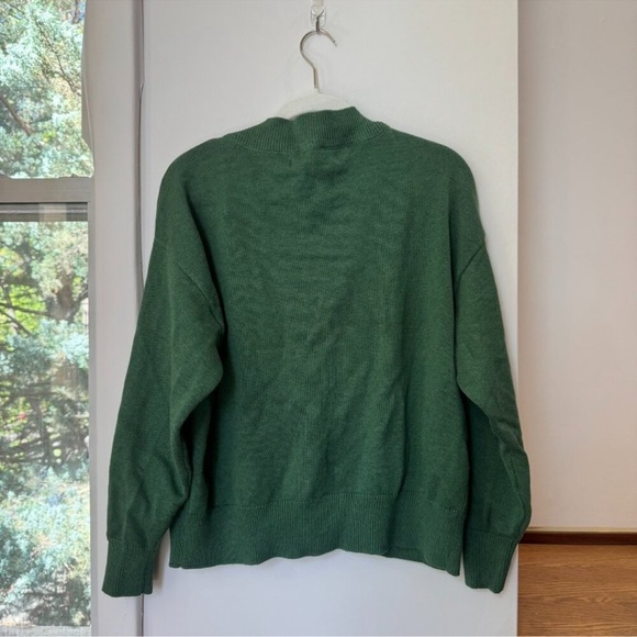 NWT Free People Solar Sweater Set Two Piece Pants Matching Cardigan Green Medium - Picture 10 of 12